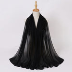 Hijab Chiffon Perlé — Uni Élégant