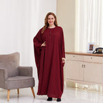 Robe Manches Chauve-Souris — Ample Fluide