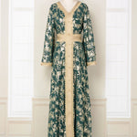 Robe de Soirée — Fleurs Dorées