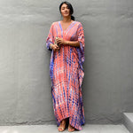 Robe de Plage — Imprimé Bleu
