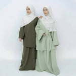 Ensemble 2 Pièces — Top & Jupe Élégante Dubai