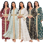 Robe de Soirée — Fleurs Dorées
