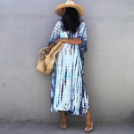 Robe de Plage — Imprimé Bleu