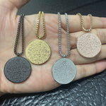 Collier Médaillon Ayat Al-Kursi — Acier Inoxydable