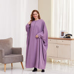 Robe Manches Chauve-Souris — Ample Fluide