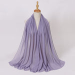 Hijab Chiffon Perlé — Uni Élégant