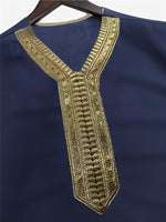 Qamis Homme — Manches Midi Dentelle