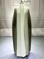 Robe Plissée — Dégradé Élégant