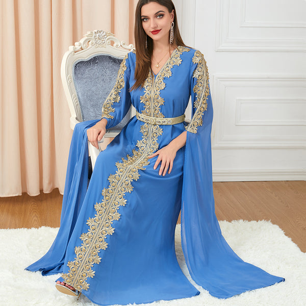 Abaya Manches Longues — Style Dubai
