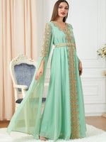 Abaya Manches Longues — Style Dubai