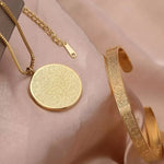 Collier Médaillon Ayat Al-Kursi — Acier Inoxydable