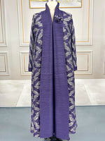 Abaya Plissée Miyake — Élégance Fluide