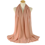 Hijab Chiffon Bulle — Uni Classique