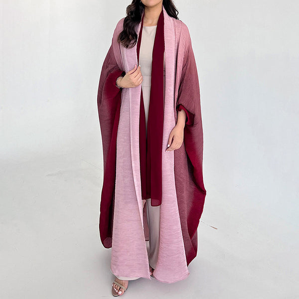 Robe Plissée — Dégradé Élégant