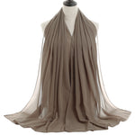 Hijab Chiffon Bulle — Uni Classique