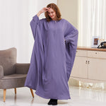 Robe Manches Chauve-Souris — Ample Fluide