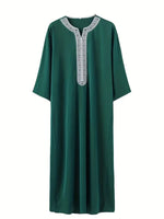 Qamis Homme — Manches Midi Dentelle