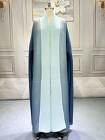 Robe Plissée — Dégradé Élégant