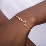 Bracelet Love Declaration — Plaqué Or 18K & Zircon