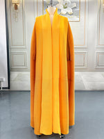 Robe Plissée — Dégradé Élégant