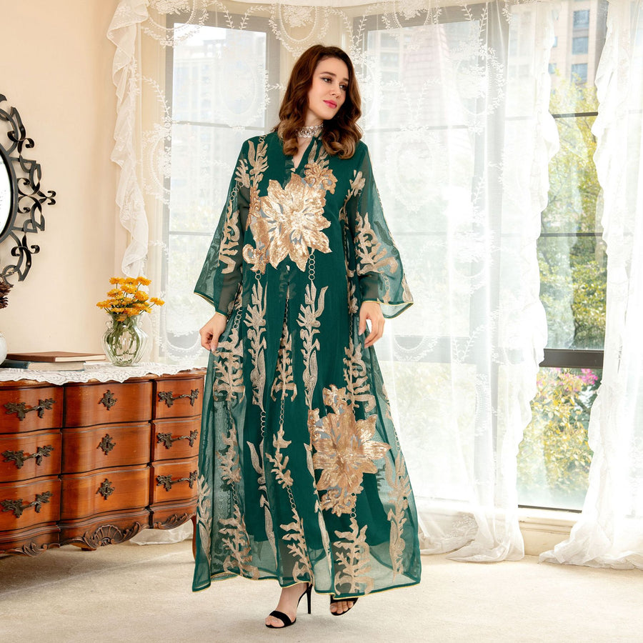 Abaya Sequins — Tenue de Fête