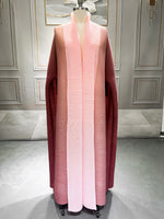 Robe Plissée — Dégradé Élégant