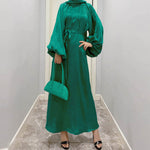 Abaya Manches Lanterne — Élégance Moderne