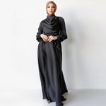 Robe Col Montant — Ankle Dress Modeste
