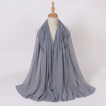 Hijab Chiffon Perlé — Uni Élégant