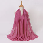 Hijab Chiffon Perlé — Uni Élégant