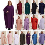 Robe Manches Chauve-Souris — Ample Fluide